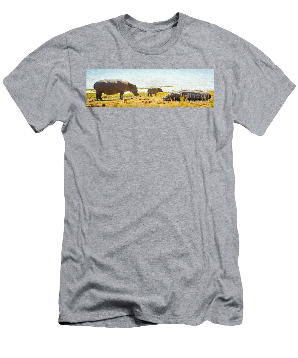 1 Hippopotamus Family Thp Creative T-Shirt