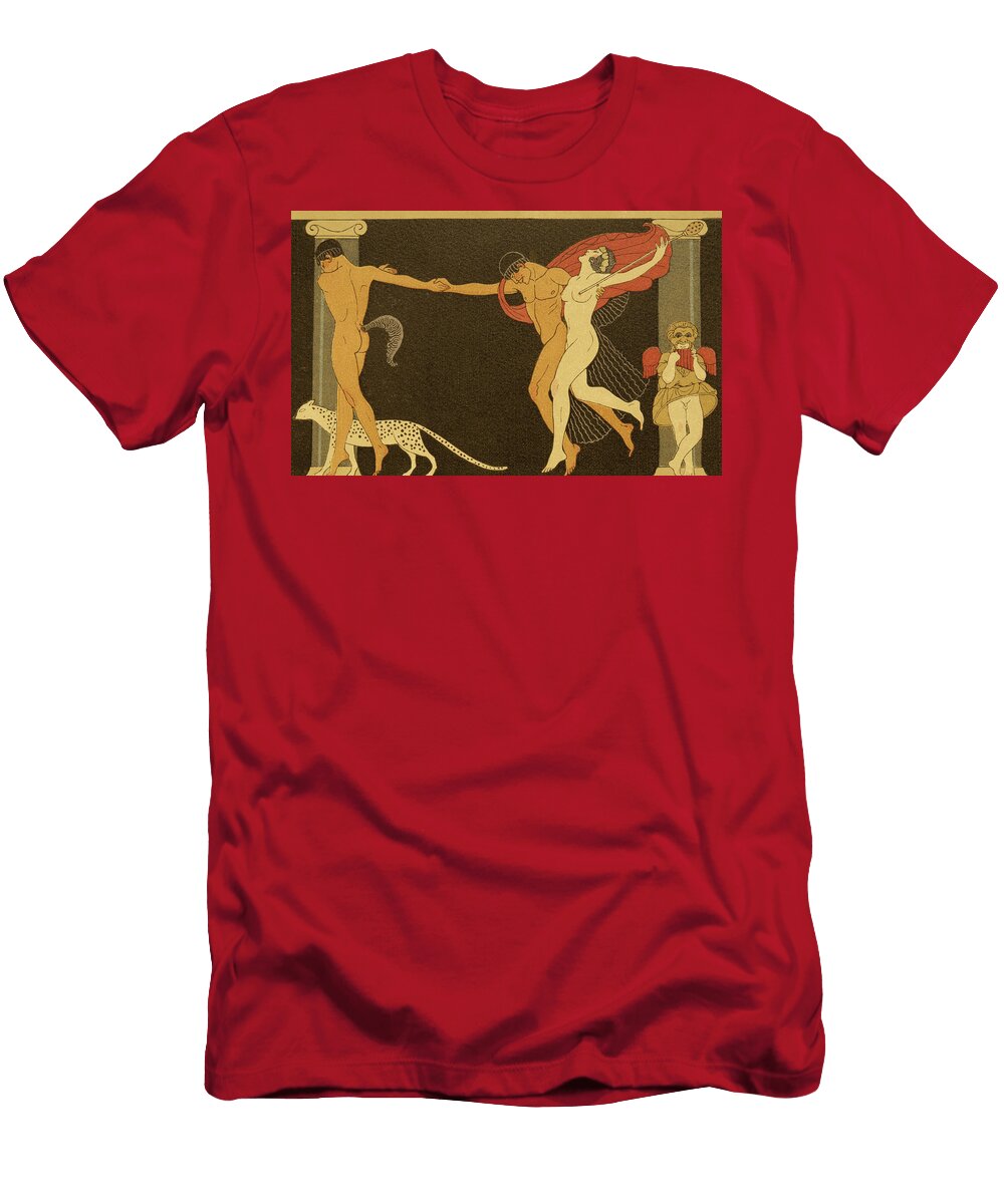 1 Illustration From Les Chansons De Bilitis Georges Barbier T-Shirt