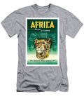 Africa Cheetah Pan American Vintage Airline Travel Poster Retro Graphics T-Shirt