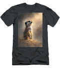 Alert Meerkat on Sandy Hill Meerkat Lookout Ethereal May Chaney T-Shirt