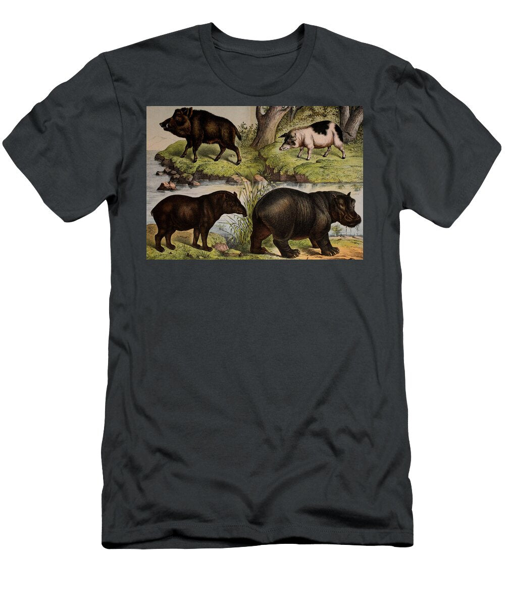 American Tapir Hippopotamus Pig Wild Boar Big Art Store T-Shirt