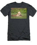 Cheetah Cub Acinonyx Jubatus Playing Panoramic Images T-Shirt