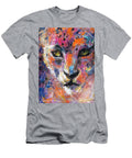 Contemporary Wildlife Painting Cheetah Leopard Svetlana Novikova T-Shirt