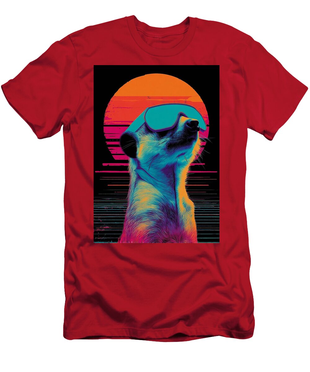 Cool Meerkat in Neon Meerkat Grayson Sheppard T-Shirt
