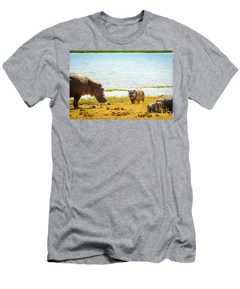 Hippopotamus Family Thp Creative T-Shirt