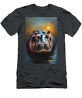 Majestic Hippo At Sunset Abel Bold T-Shirt