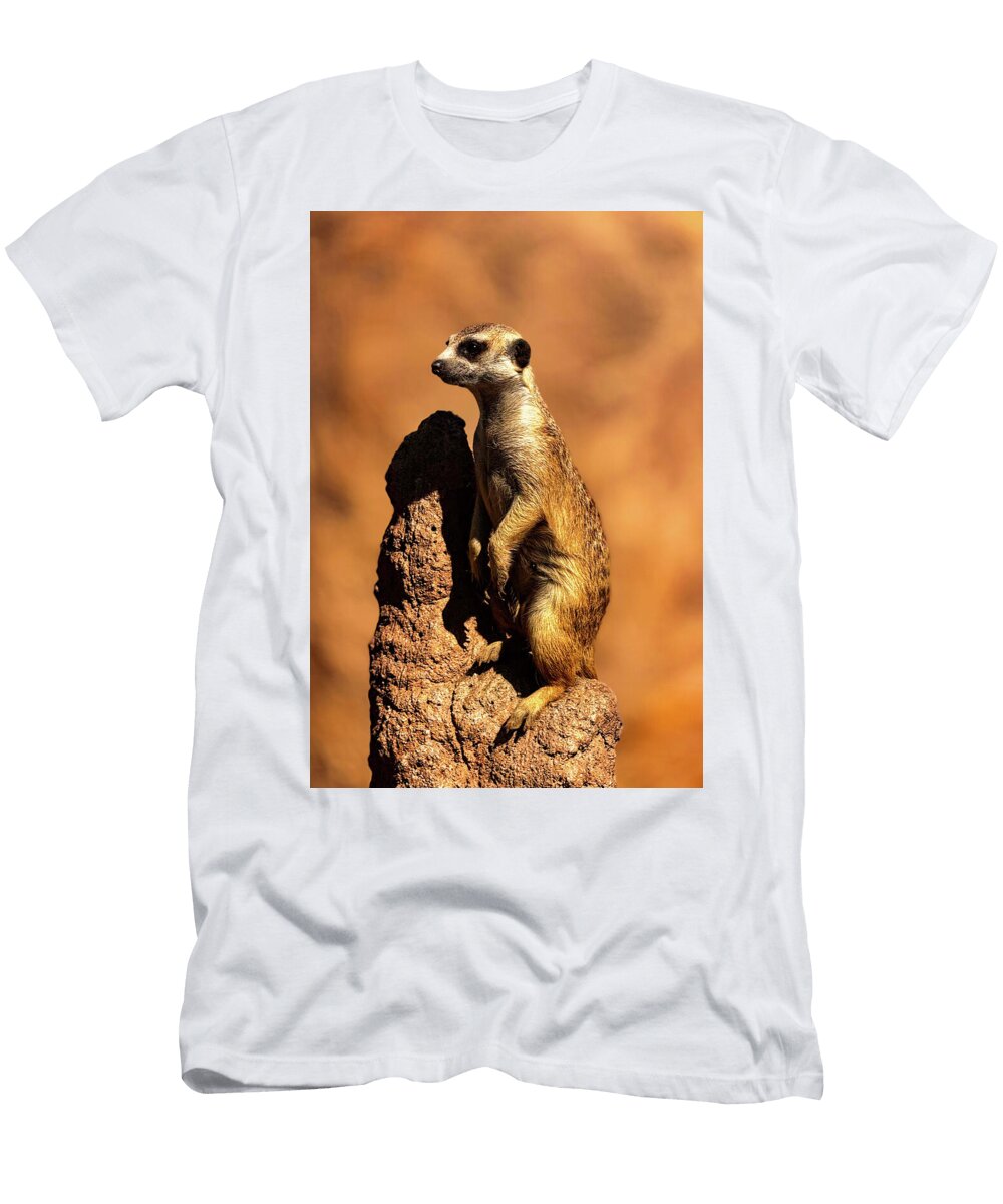 Meerkat on the Lookout Christina Savage T-Shirt