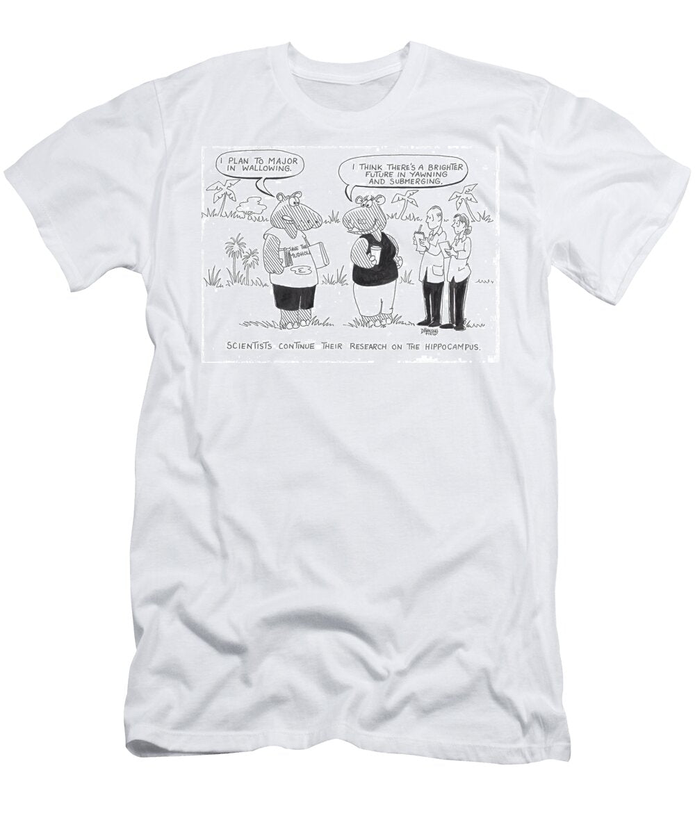 Scientists Continue Their Research on the Hippocampus David Beningfield T-Shirt