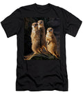 Sun Setting on the Meerkat Trio Elaine Plesser T-Shirt