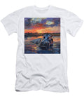Sunset Hippo Elisabeth Lucas T-Shirt