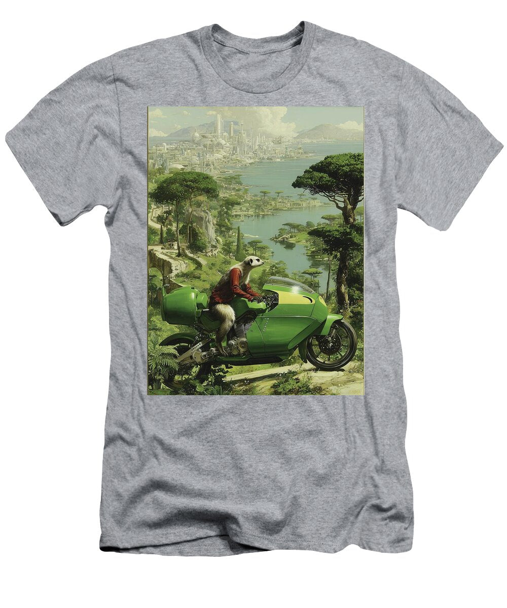 Surreal Meerkat Rider Fabrizio Cassetta T-Shirt